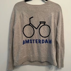 Aqua 100% Cashmere “Amsterdam” Sweater - Size M
